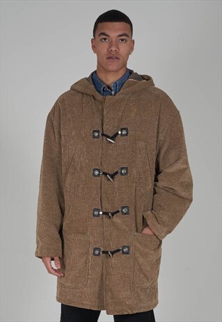 RARE 90'S VERSACE MEDUSA TOGGLE CORDUROY PARKER JACKET