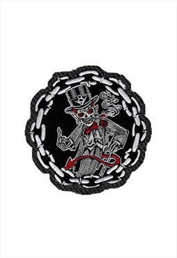 Embroidered Suiting Devil iron on patch / sew on patches