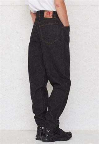VINTAGE BLACK DENIM JEANS