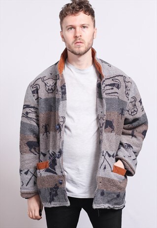 VINTAGE AZTEC INCA JACKET