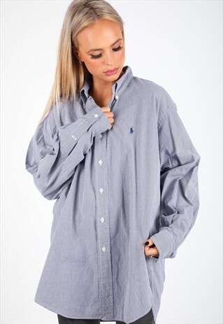 VINTAGE POLO RALPH LAUREN PATTERN SHIRT S263