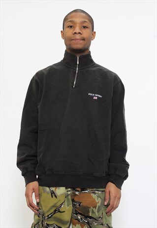 VINTAGE POLO SPORT 1/4 ZIP SWEATSHIRT