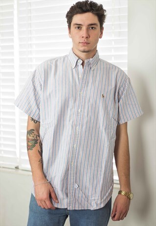 VINTAGE POLO RALPH LAUREN SHIRT LOGO 90S X 10.5