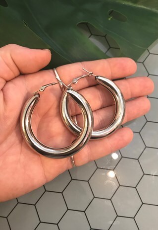 CHUNKY HOOP EARRINGS