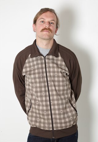 70S STYLE BROWN ADIDAS JACKET