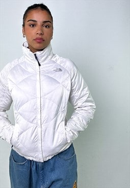 White y2ks The North Face 550 Series Puffer Jacket Coat