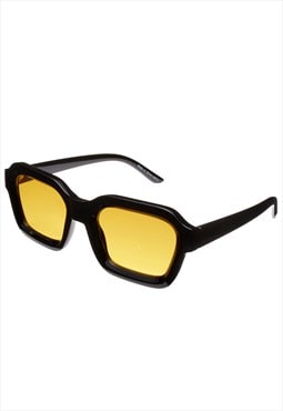 Classic Sunglasses in Shiny Black with Havana lens