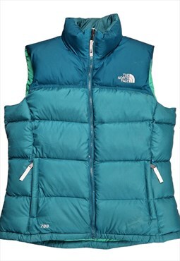 The North Face 700 Gilet Puffer Jacket Turquoise Size L/12