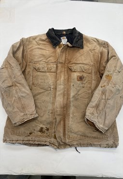 Vintage 90s Carhartt Distressed Detroit Heavyweight Jacket