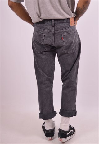 LEVI'S 514 MENS VINTAGE JEANS W36 L32 GREY 90S