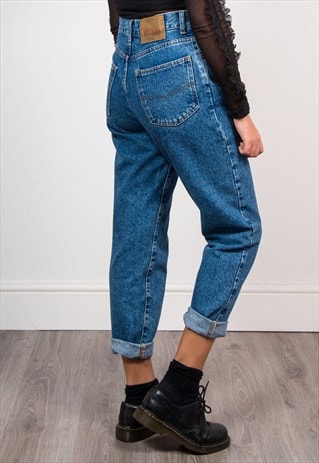 90's Vintage Blue Denim Mom Jeans | The Vintage Scene | ASOS Marketplace
