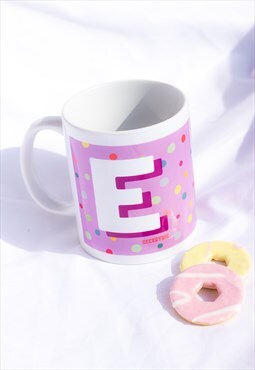 Colourful Alphabet Letter E Mug 