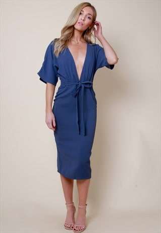SADIE DRESS - BLUE