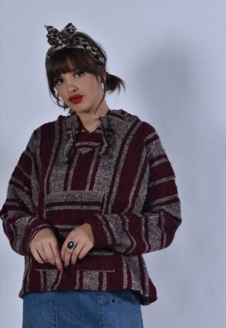 VINTAGE BAJA MEXICAN HOODIE