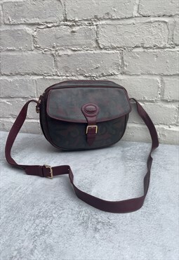 90s Ungaro Printed Leather Shoulder Bag