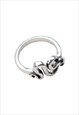 SILVER MINI SNAKE RING