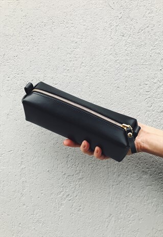 PENCIL CASE / MAKE UP BAG DAYDREAMER, BRASS ZIPPER