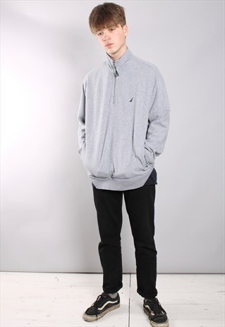 VINTAGE NAUTICA 1/4 ZIP SWEATSHIRT