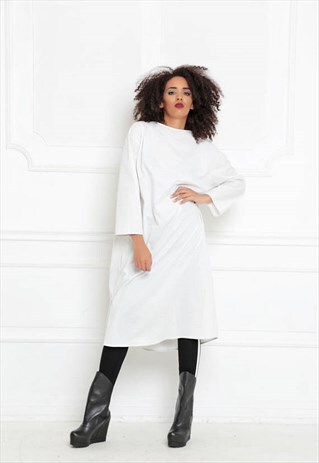 WHITE ROBE/WOMEN WHITE DRESS