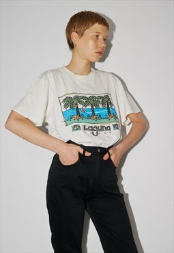 Vintage Laguna print t-shirt