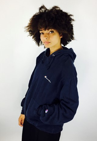 VINTAGE CHAMPION EMBROIDERED HOODIE