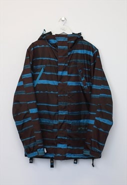 Vintage Animal jacket in brown and blue. Best fits L