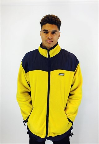 KICKERS MUSTARD FLEECE JACKET