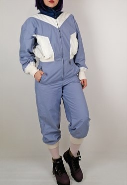 80's BOGNER 3/4 Cotton Overalls Jumpsuit Boilersuit Utility