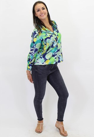 VINTAGE ABSTRACT PATTERN FESTIVAL SHIRT