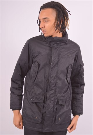 VINTAGE ROBE DI KAPPA PADDED JACKET BLACK
