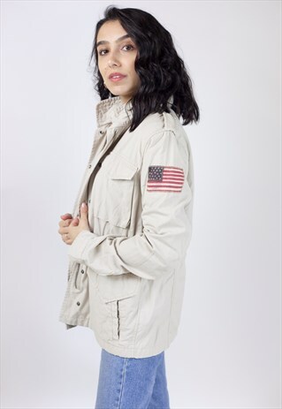 VINTAGE RALPH LAUREN BEIGE JACKET