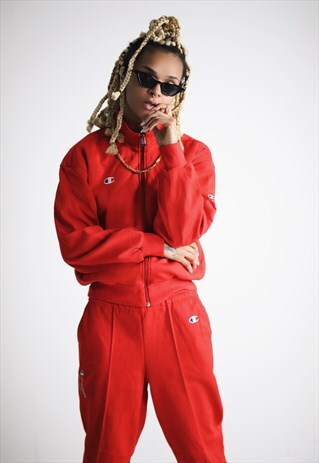 RARE CHAMPION VINTAGE FULL TRACKSUIT JOGGERS JACKET