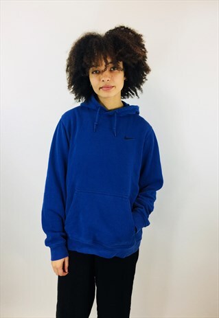 VINTAGE NIKE EMBROIDERED SWOOSH HOODIE