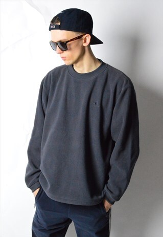 2001 GREY MINIMALIST ADIDAS FLEECE JUMPER