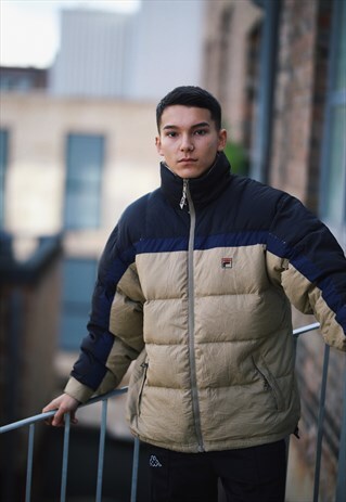 VINTAGE FILA PUFFER PADDED COAT