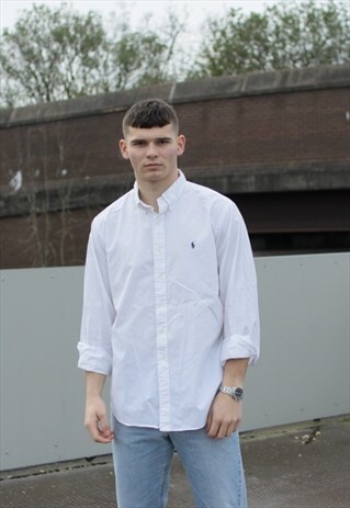 WHITE RALPH LAUREN SHIRT