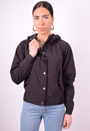 WOOLRICH WOMENS VINTAGE JACKET SMALL BLACK 90'S