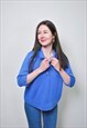 VINTAGE KNITTED BLOUSE, 80S RETRO KNIT SHIRT