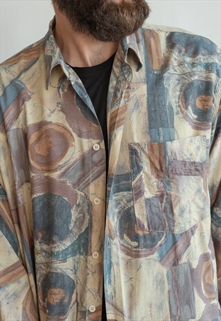 VINTAGE 70S FESTIVAL SHIRT IN BOHO PATTERN
