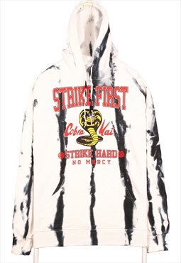 Vintage 90's Cobra Kai Hoodie Graphic Tie Dye Lightweight
