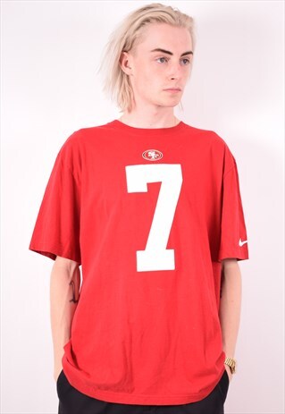 NIKE MENS VINTAGE SAN FRANCISCO T-SHIRT TOP XXL RED 90S