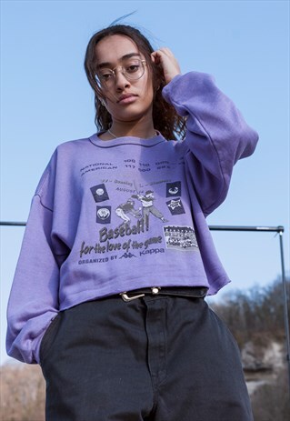 REWORKED KAPPA CROP SWEAT (REF/923)