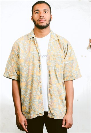 VINTAGE FLORAL PATTERN SHIRT
