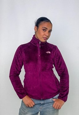 Purple y2ks The North Face Fleece