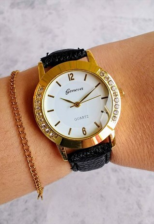 CLASSIC DIAMANTE WATCH