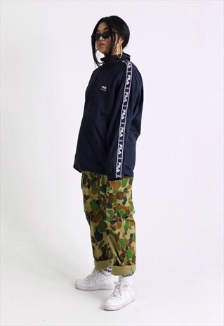 VINTAGE FILA SPORTS TRACKSUIT TOP LIGHTWEIGHT WINDBREAKER