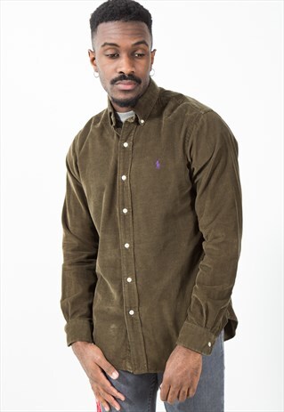 VINTAGE 80S CLASSIC POLO RALPH LAUREN SHIRT / S5506