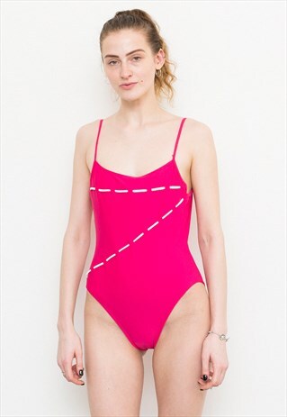 VINTAGE PINK ONE PIECE SWIMSUIT