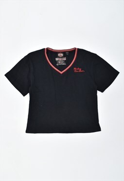 Vintage 90's Harley Davidon T-Shirt Top Black