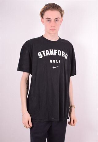 NIKE MENS VINTAGE T-SHIRT TOP LARGE BLACK 90S